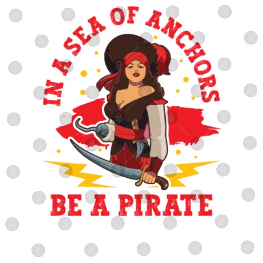 Female Pirate Pirate Ship Woman Pirate Captain Digital Files