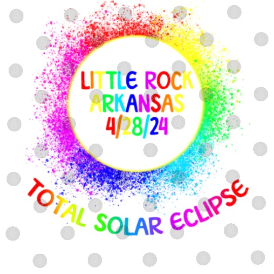 Total Solar Eclipse Little Rock Arkansas 4/28/24gi Digital Files