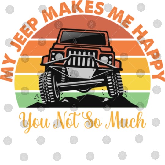 my jeep makes me happy Digital Files