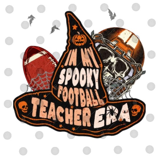 In My Spooky Football Teacher Era Witch Digital Files