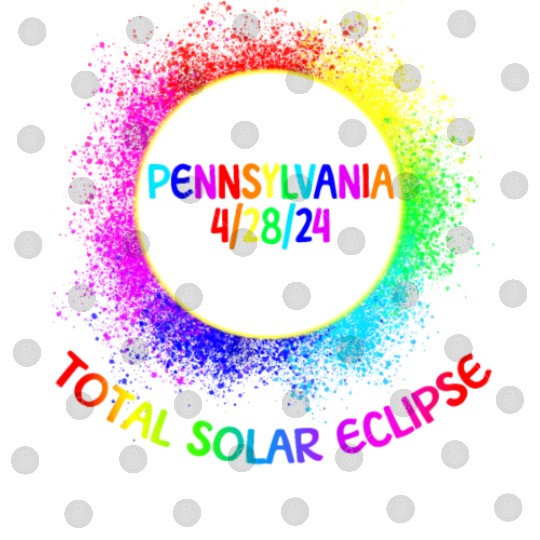 Total Solar Eclipse Pennsylvania 4/28/24 Kids Digital Files