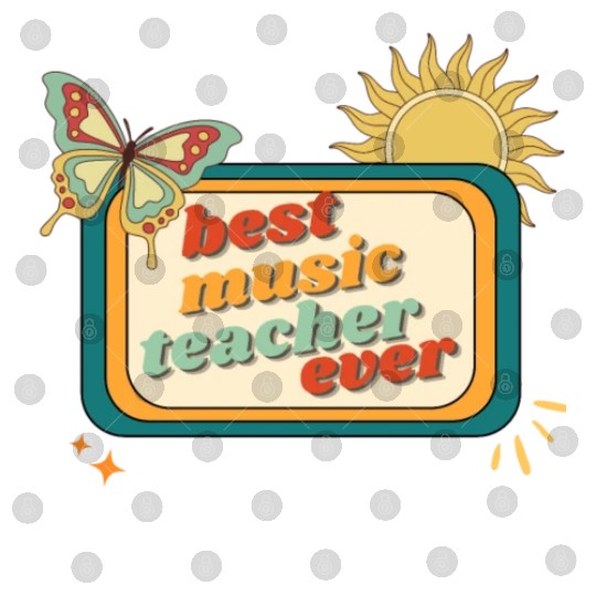 Teacher Appreciation, best music teacher ever Digital Files