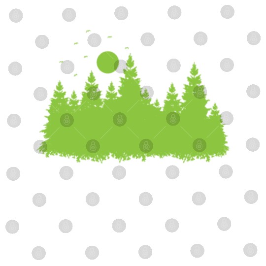 Forest with Leaves in Environment Digital Files