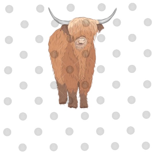 Moo-sic Funny Music Highland Cow Digital Files
