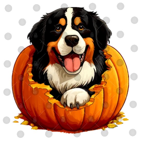 Halloween Bernese Mountain Dog Digital Files