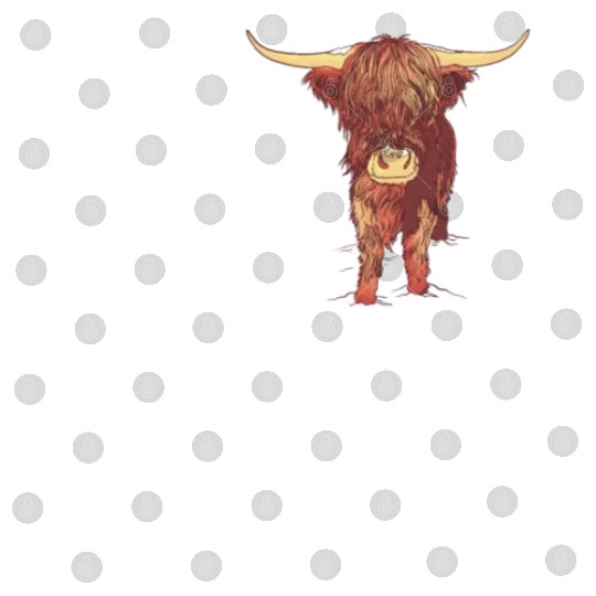Love Scottish Highland Cow Outfit Digital Files