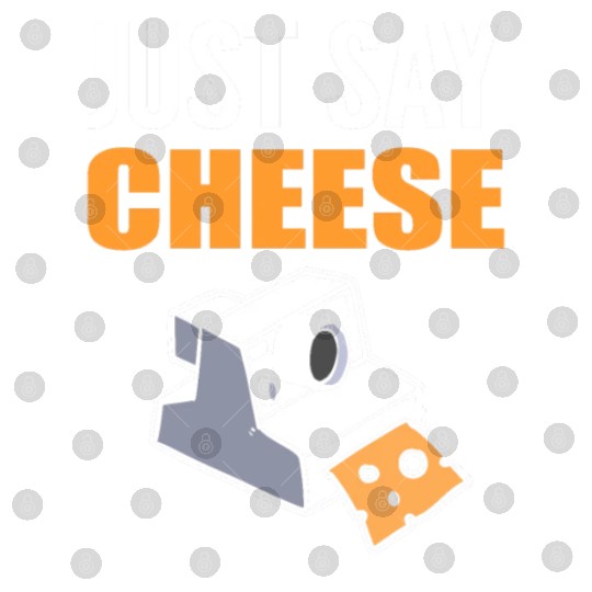 Just Say Cheese Street Photographer Gift Digital Files