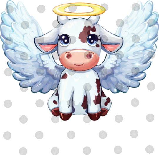 cow angel wings farm halo Digital Files