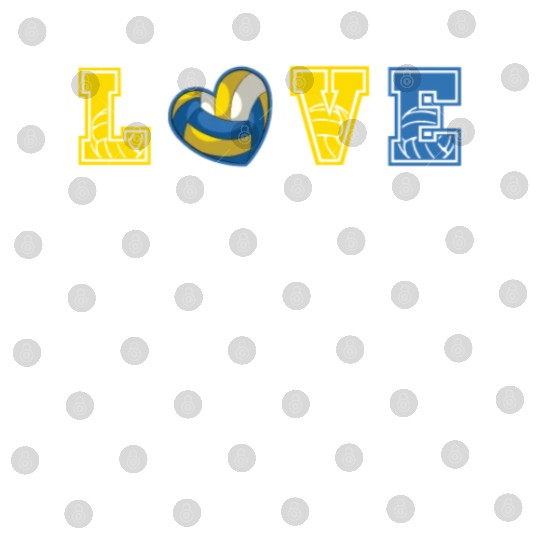 Heart Volleyball I Love Volleyball Digital Files