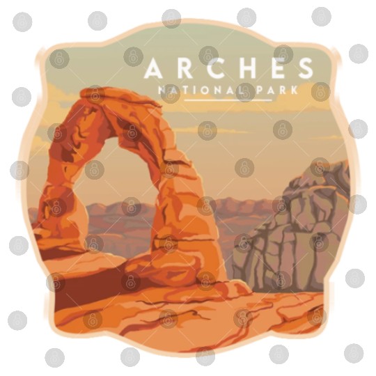 Arches National Park Stickers Digital Files