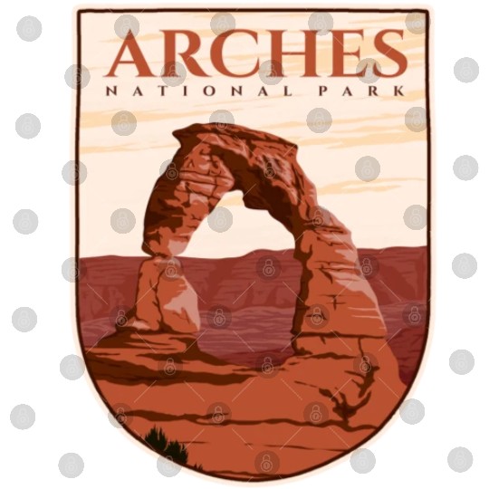 Arches National Park Stickers Digital Files