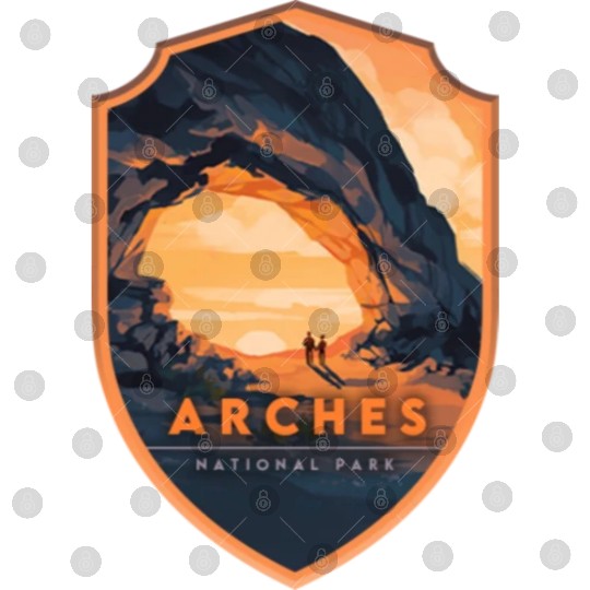 Arches National Park Stickers Digital Files