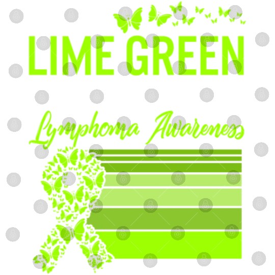 Lymphoma Warrior Digital Files, I Wear Lime Green For My
