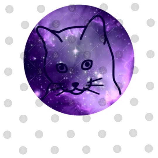 Galaxy Space Cat Funny Cat Lover Digital Files