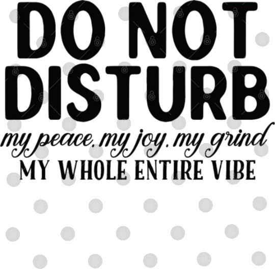 "Do Not Disturb" Relaxation Mode Digital Files