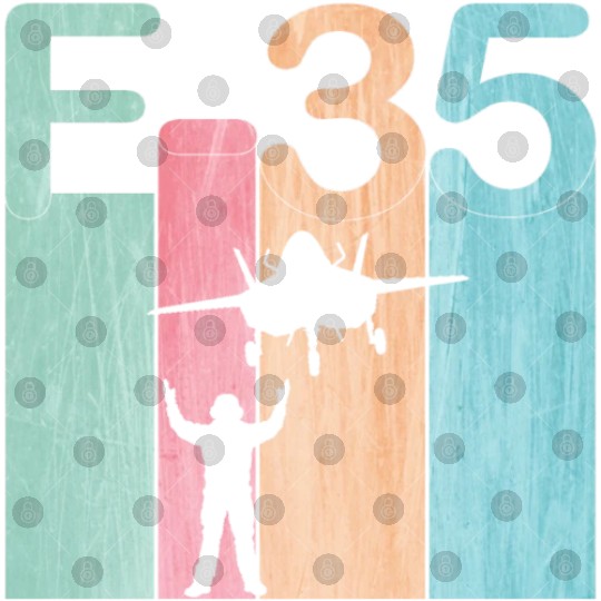 F35 Vintage Air Force Fighter Jets Digital Files