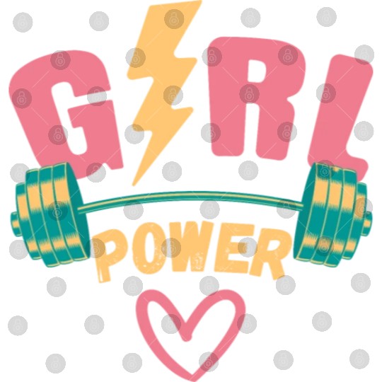 Girl power, gym design. Digital Files