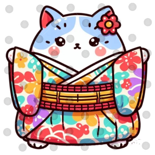Japanese cat or Neko Digital Files