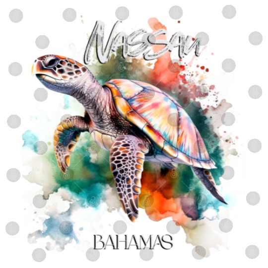 Bahamas Seat Turtle Bahamian Flag Beach Great Shar Digital Files