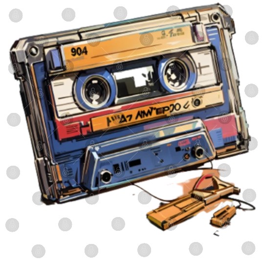 90s Nostalgia Cassette Digital Files