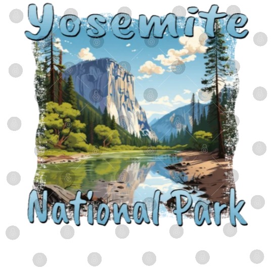 Yosemite National Park: Colorful Landscape in Digital Files