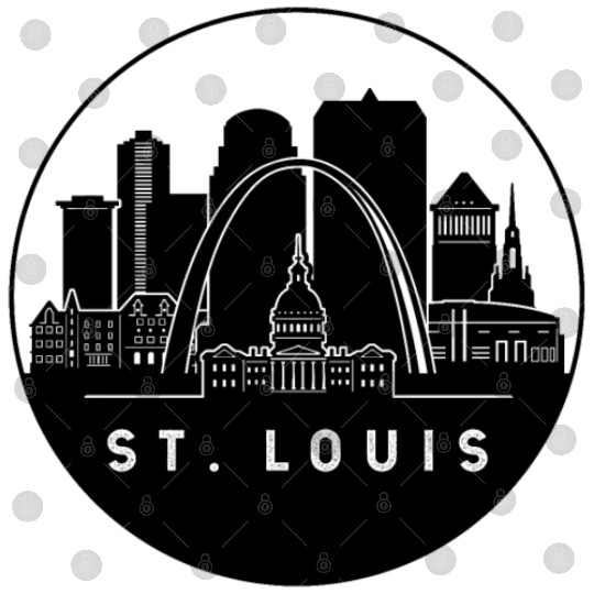 St. Louis Missouri Skyline Digital Files
