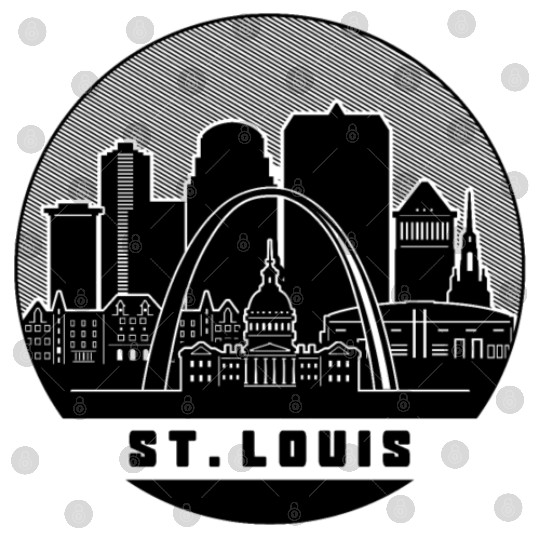 St. Louis Missouri Skyline Digital Files