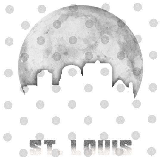 St. Louis Missouri Full Moon Digital Files