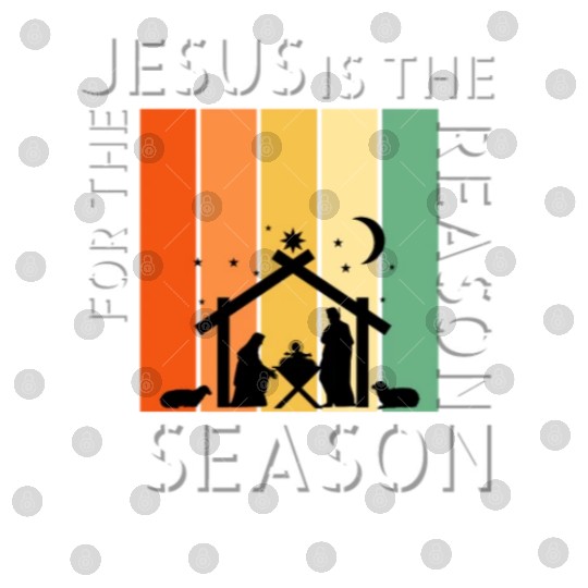 Retro Jesus is the Reason for the Season Digital Files