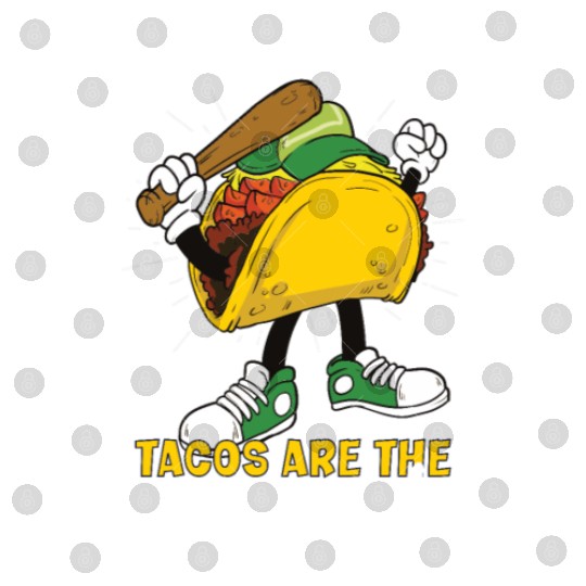 Taco Mexican Food Baseball Card Baseball Player Digital Files