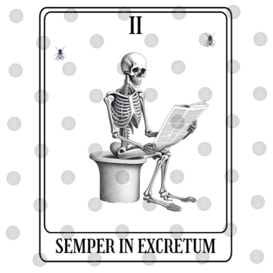 Tarot Card Funny Skeleton Design Digital Files