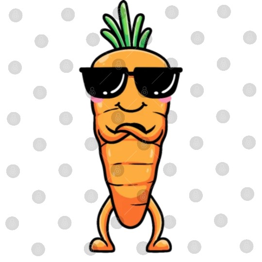 Carrot Emoticon Vegetable Vegan Vegetarian Digital Files
