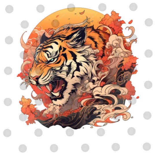 Tokyo Asia 80s Japanese Retro Tiger Digital Files