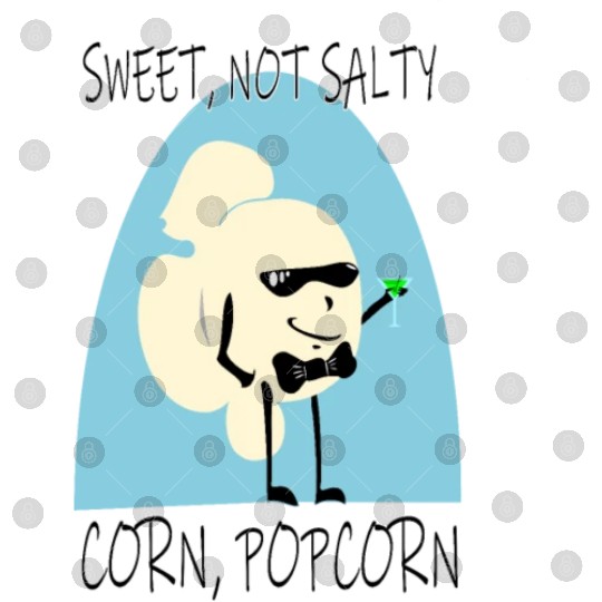 Sweet Popcorn Funny Pop Culture Cartoon Parody Digital Files
