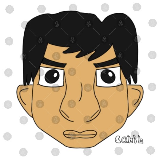 Sahib character face Digital Files