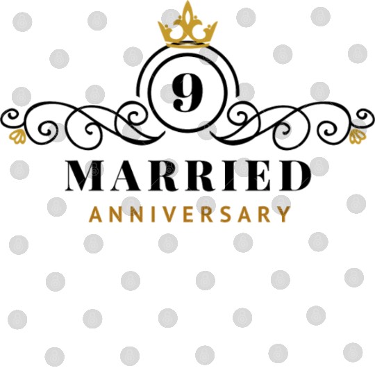 9th Wedding Anniversary Digital Files