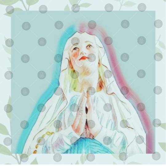Virgin Mary Praying Digital Files