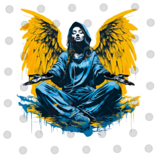 Woman with Angel Wings Angel Esoteric Wings Digital Files