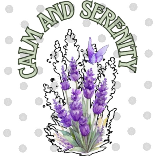 Calm And Serenity Digital Files, lavender flower of calm