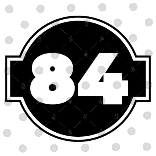 Congratulations 84 Years Old - Number Eighty-Four Digital Files