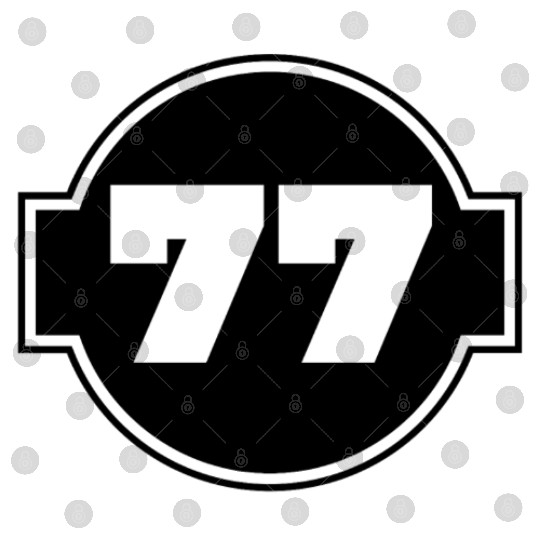 Congratulations 77 Years - Number Seventy-Seven Digital Files
