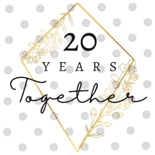 Congratulations 20 Years Together / Twenty Digital Files