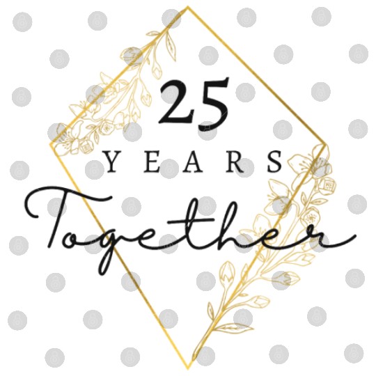 25th Wedding Anniversary / 25 Years Together Digital Files