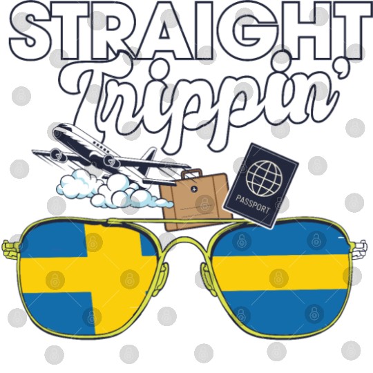Straight Trippin' Sweden Vacation Tour Travel Digital Files