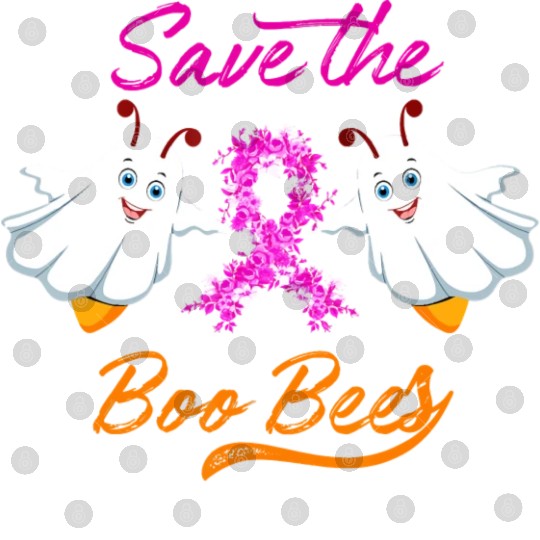 Breast Cancer Halloween Save The Boo Bees Digital Files