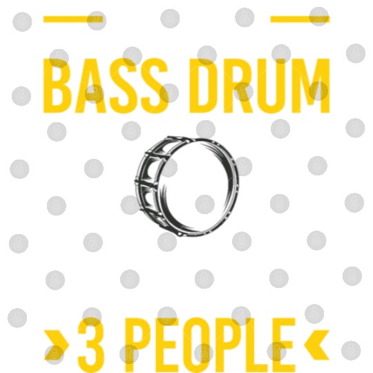 3 People Bass Drum Digital Files