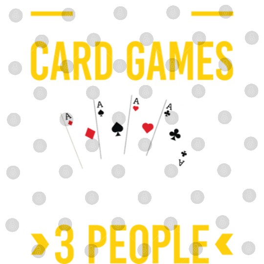 3 People Card Game Games Cards Digital Files