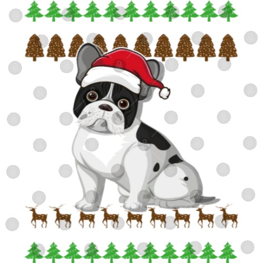 Merry Christmas, French Bulldog, Dog lovers gift Digital Files
