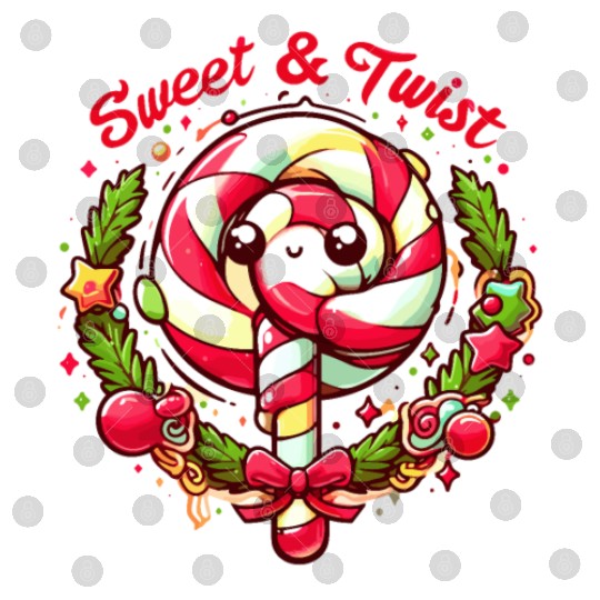 Sweet And Twist Candy Cane Digital Files