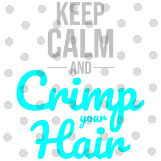 Crimp Your Hair: Embrace '80s Nostalgia and Style Digital Files